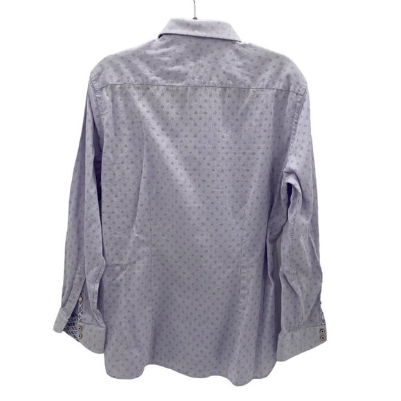 Ted Baker Endurance Lavender Long Sleeve Button Down Shirt - Picture 3 of 6